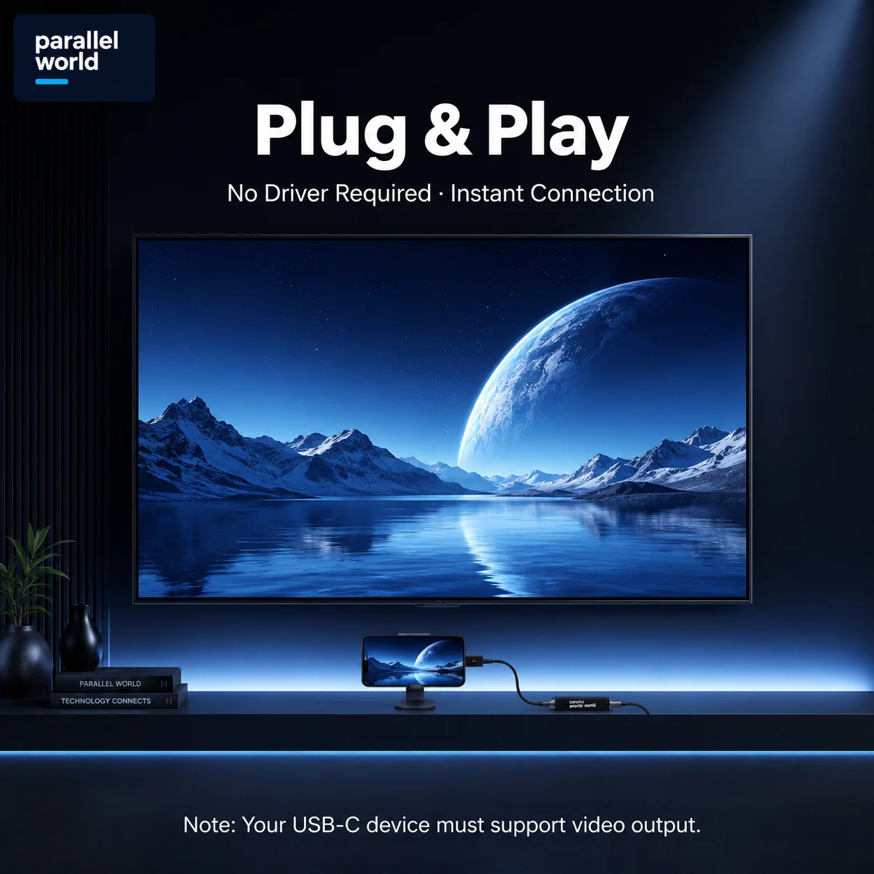 USB C to HDMI Cable Adapter 4K 60Hz HDR Type C Thunderbolt 3 Compatible Video Cable for MacBook Pro iPad Laptop TV Monitor