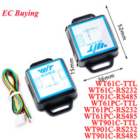 WT901C WT61PC WT61C to RS485/232/TTL 9/6 Axis IMU Sensor Tilt Angle Roll Pitch Yaw+Acceleration+Gyroscope+Magnetometer MPU9250