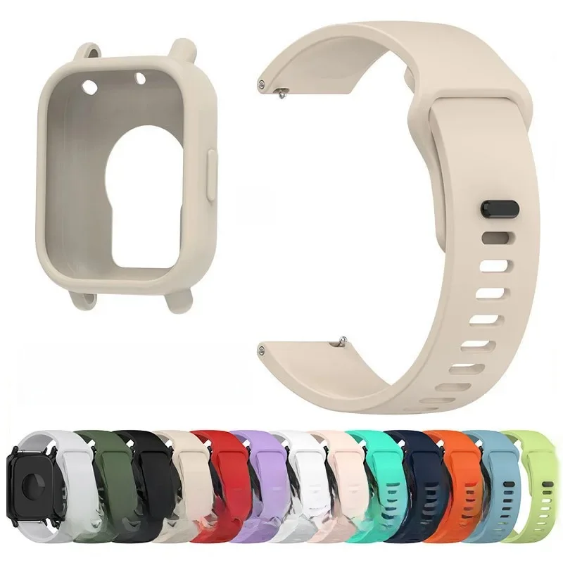 Bracelet + étui pour Xiaomi Redmi Watch 5 Active/Lite, accessoires de montre intelligente, Bracelet de Sport pour correa redmi watch 5 Active/Lite