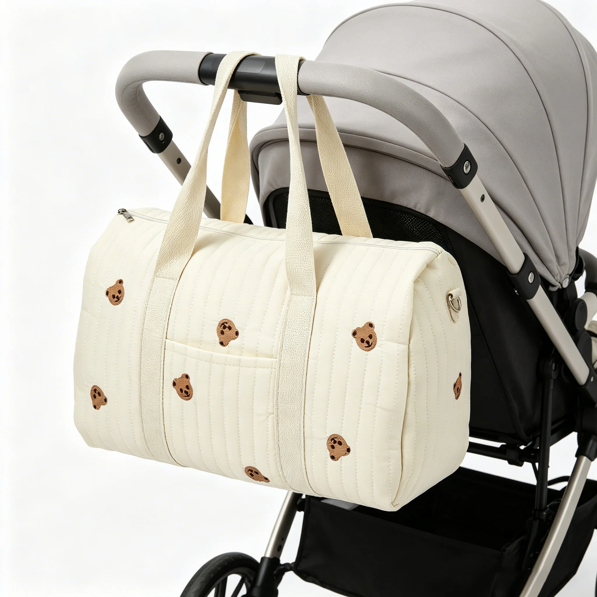 

Mommy Bag Stroller Nappy Organizer Portable Multifunctional Baby Diaper Caddy Storage Bag Maternity Travel Changing Tote