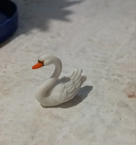 Cute Swan Miniatures Creative DIY Animal Goose Model Craft Lover Swan Ornaments Bonsai photo review