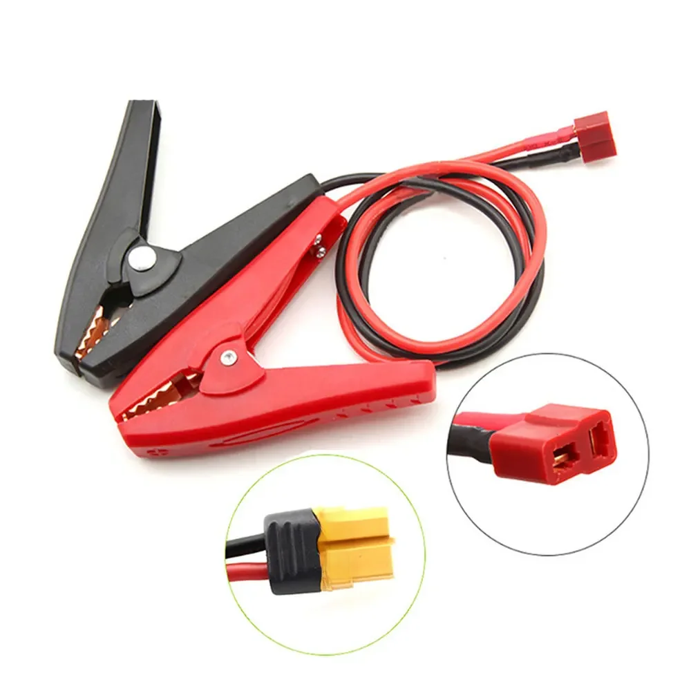 Pince crocodile 14awg 50cm vers prise T/prise femelle XT60, câble pour chargeur ISDT Q6, pièce de rechange, accessoires de bricolage
