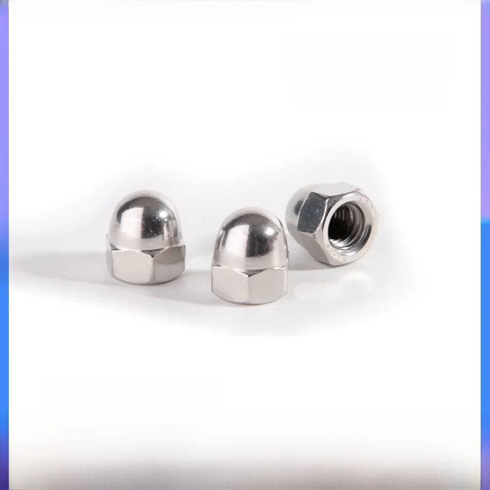 Écrous bombés en acier inoxydable DIN1587 304/316, pour décoration M3 M4 M5 M6 M8 M10 M12 M14 M16 M20