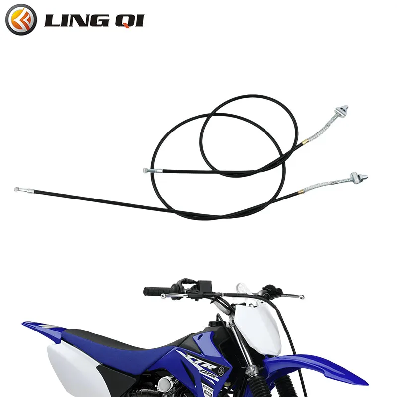 LINGQI Replacement Brake Line Fit For PW50 860mm 1200mm Stainless Steel Core Brake Cable  Dirt Bike Part