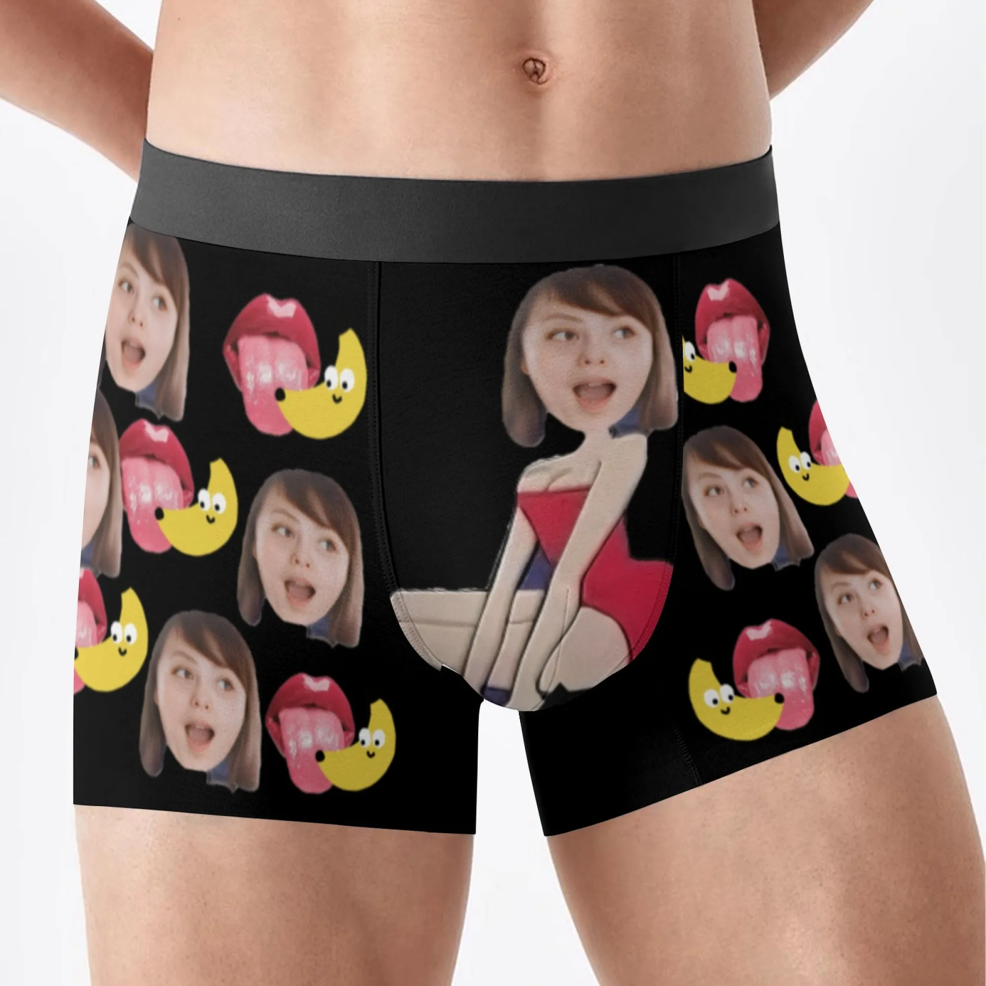 Personalized Face Photo Underwear Custom Boxer Briefs Custom Men Valentine's Day Gift For Husband Anniversary Gift for Dad