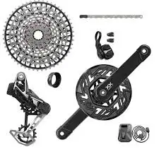 Original SRAM Electronic Groupset, SRA XX1 Eagle AXS, Boosts 175mm, 34t DUB Crank, 12 velocidades