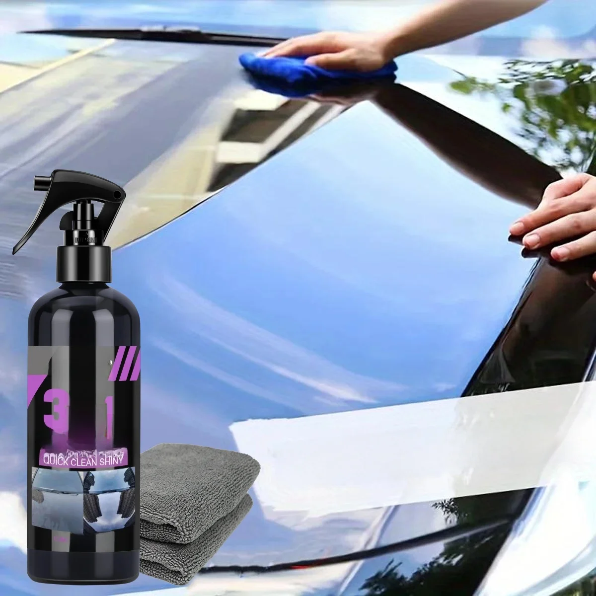 Auto Keramische Coating Spray Coating Nano Kristal Hydrofobe Laag Polijsten Verf Coating Agent Auto Polish Nanos Coatings P1 - afbeelding 2
