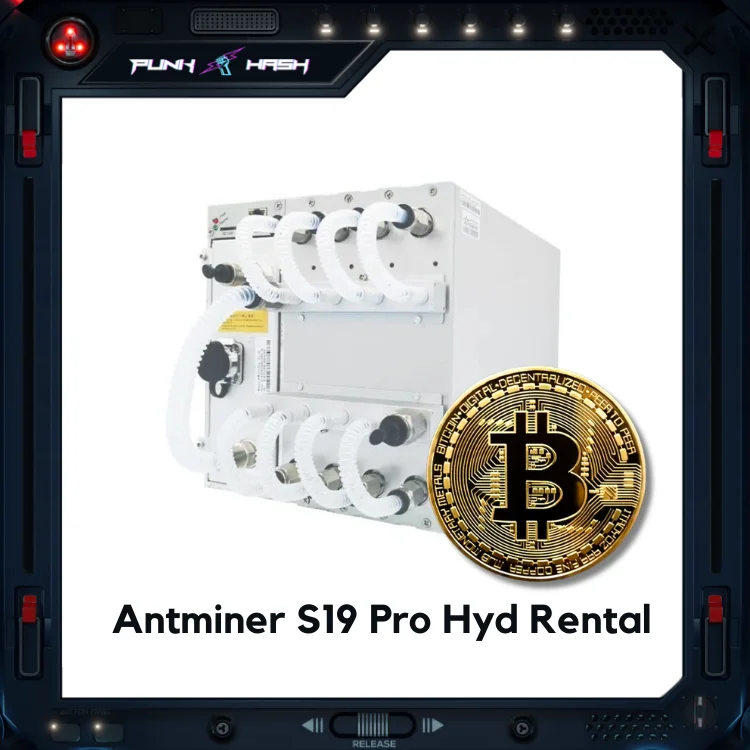 ASIC Miner Verhuur Bitmain Antminer BTC Miner S19 Pro Hyd 184Th/s Hashrate 5060W ASIC BTC BCH Miner S19 Pro Hydro Bitcoin Miner