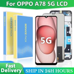 OEM For Oppo A78 5G CPH2483, CPH2495 LCD Display Screen+Touch Panel Digitizer Assembly Replacement For Oppo A78 5G LCD