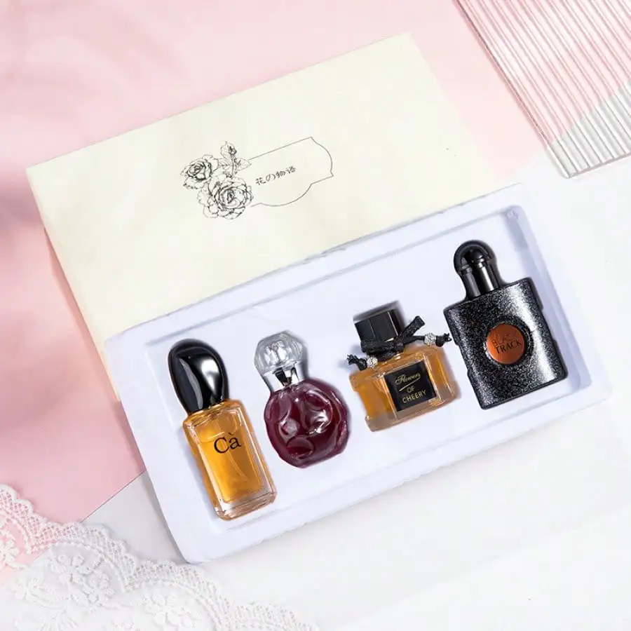 

Fragrance Gift Set | 100ml Collection featuring 4 Classic Scents — Long-Lasting | Unisex | The Perfect Holiday Gift Choice