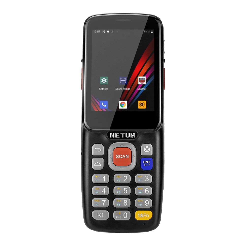 Netum-Androidバーコードスキャナー,ハンドヘルドデバイス,ワイヤレス,wifi,4g,コードリーダー,2d qr df417,タッチスクリーン,端子PDA-M52