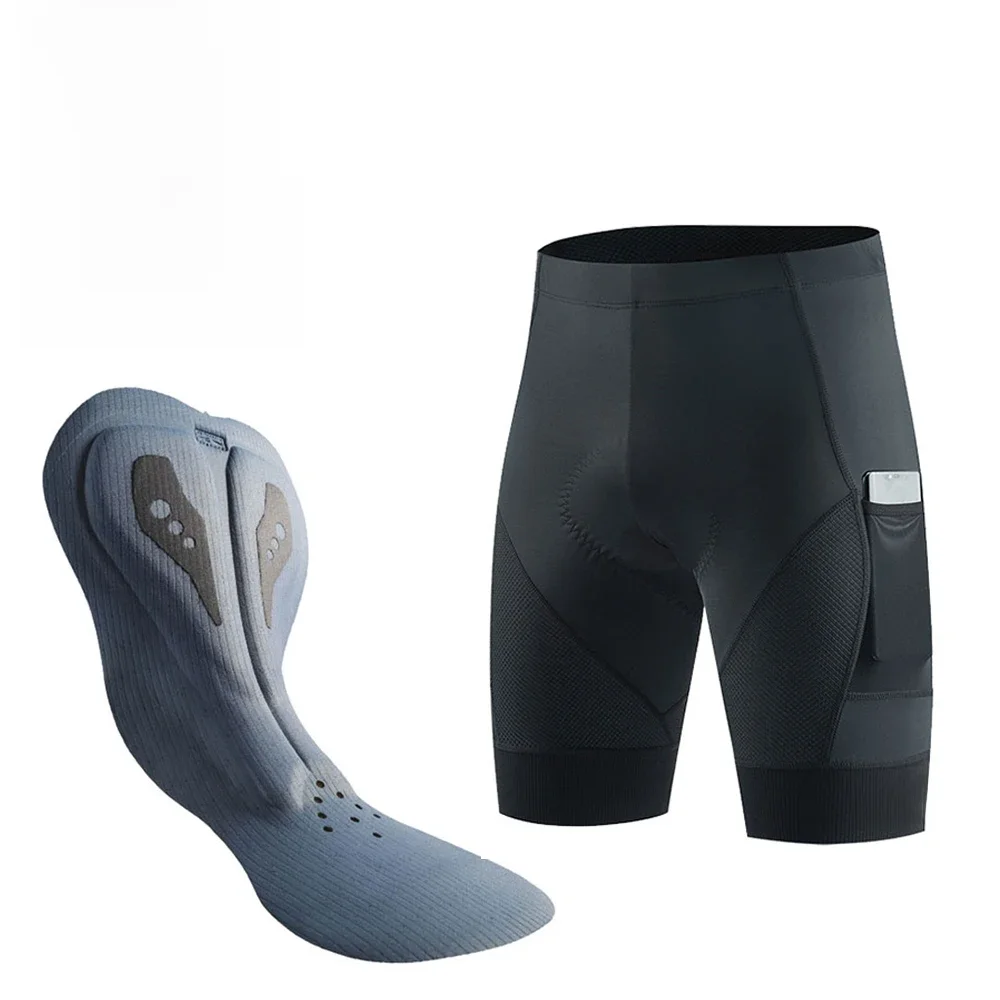 AliExpress YKYWBIKE YKYW Elastic Interface Padded Bike Shorts Men Cycling Bicycle Shorts Comfortable Road Biking Pants 2 Pocket Tights Fit