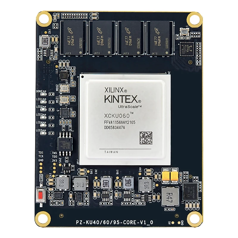 Puzhi PZ-KU060-SOM Xilinx Kintex UltraScale + XCKU060 FPGA 코어 보드 모듈, 산업용 등급 시스템, KU060