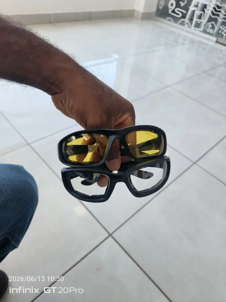 BikerZoneZ RoadVision 4-Lens Riding Glasses