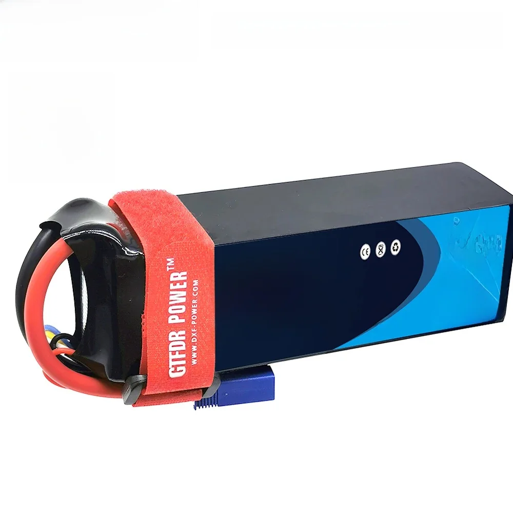 DXF Lipo 4S 10000mAh 100C Batterij 14.8V XT90 EC5 XT90S voor RC 1/8 1/10 Auto Vrachtwagen tank RC Modellen XXMAX 8S Arrama 8S - afbeelding 2