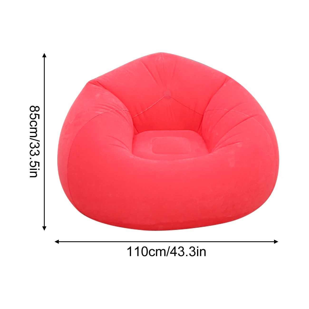 1PC Inflatable Bean Bag Chairs Outdoor Blow up Camping Chairs Inflatable Lazy Sofa Folding Portable Bean Bag Loungers Couch view 6