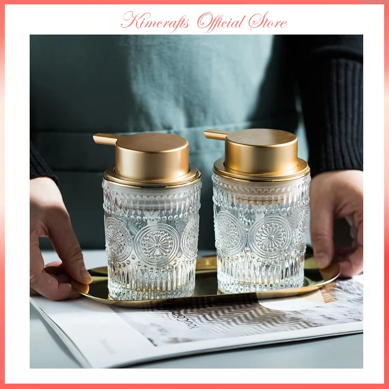 

Скандинавские аксессуары для ванной комнаты, стеклянный дозатор мыла, бутылка дезинфицирующего средства для рук, бутылки-дозаторы шампуня, бутылка для жидкого лосьона, мыла