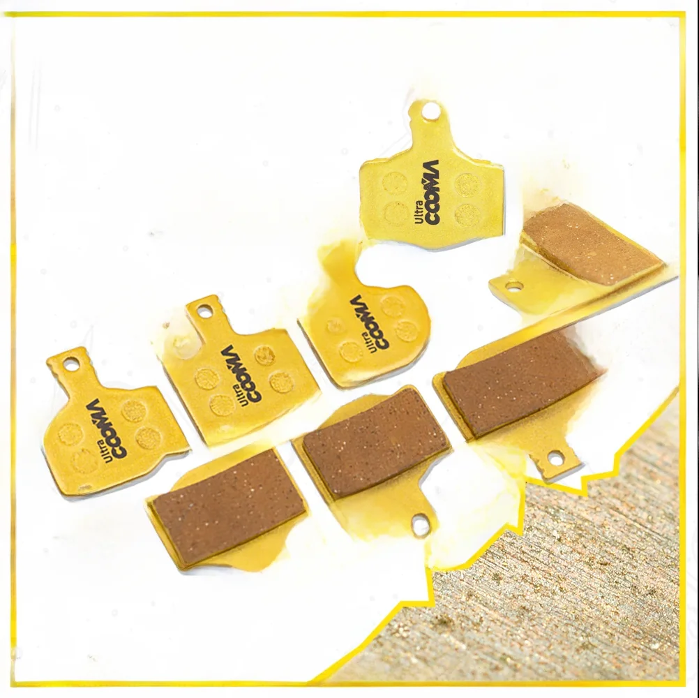 AliExpress UK COOMA SPORT 4 Pairs, Bicycle Disc Brake Pads For Magura  MT1893 MT2 MT4 MT6 MT8 MTS Caliper, Gold Full Metal