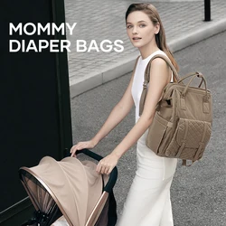 Diaper Bag Backpack Large Baby Nappy Bags for Boy Girls Multifunction Waterproof Stylish Travel Baby Bag for Moms Dads Maternity