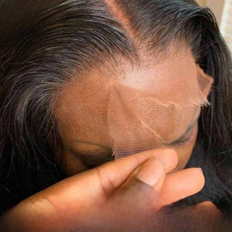 Queen Hair Real HD Lace Wig Raw Human Hair 13x4 13x6 FULL Frontal 5x5 6x6 7x7 Closure HD Melt Skin Lace Wig Straight / Body Wave - afbeelding 2
