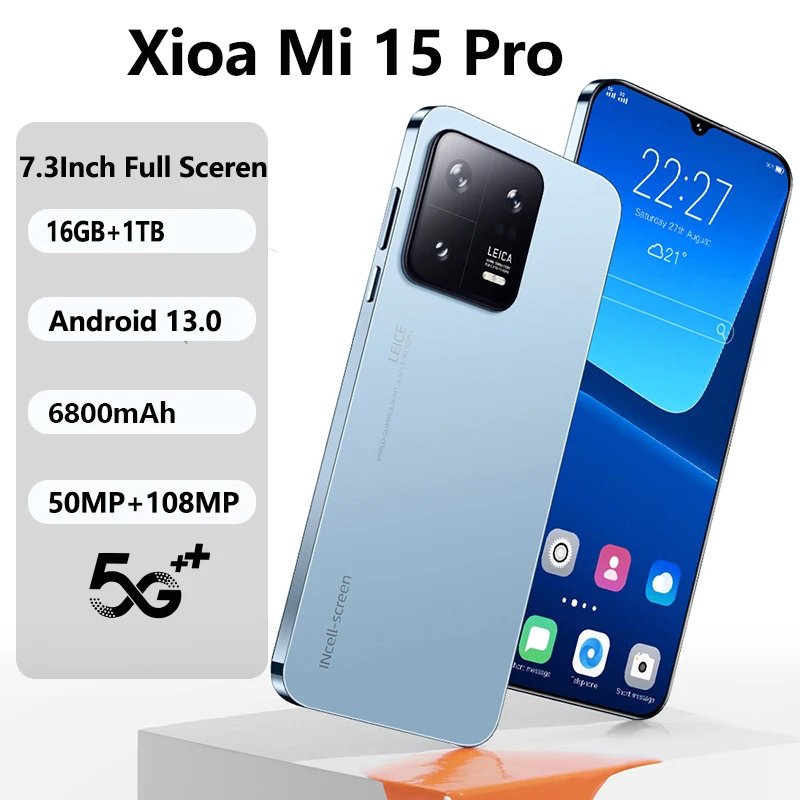 2025 Brand New Original Mobile Phones Deals Xioa mi 15 Pro Smartphone 7.3 inch Full Screen 4G 5G Cell Phone 6800mAh