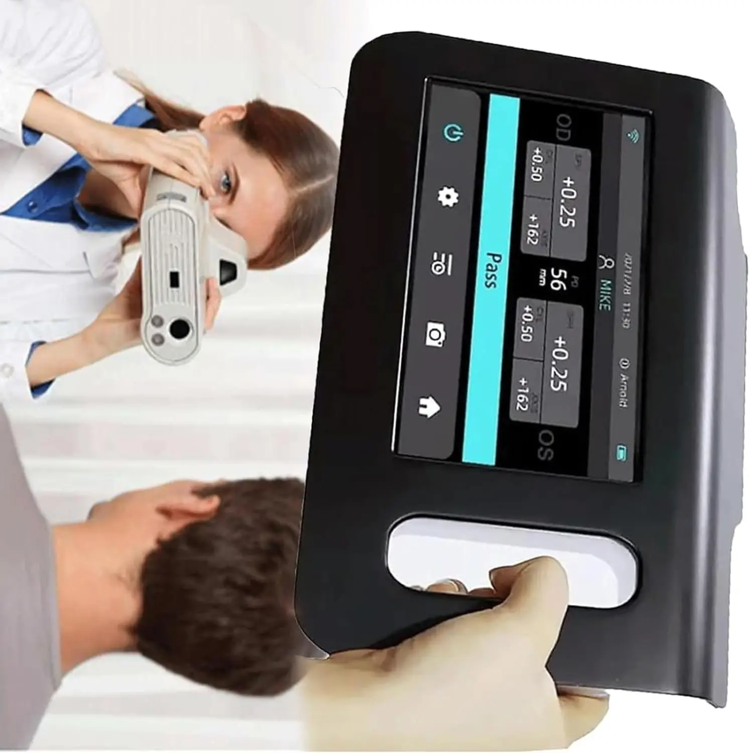 

Лучший портативный аппарат для осмотра глаз, офтальмологический анализатор зрения, измерение расстояния 98 см, для Glaucoma, Rapid 3S Detection, Syndrom