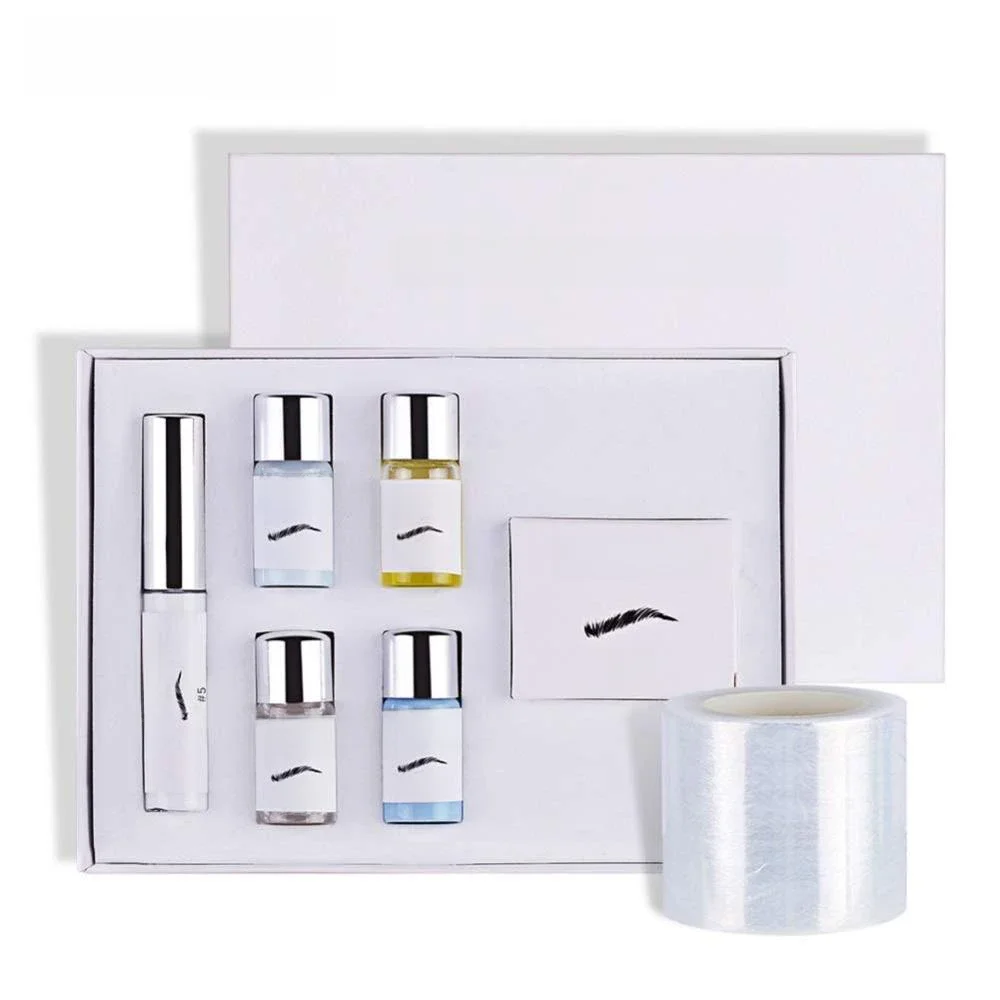 Kit de stratification des sourcils, rehausseur de cils professionnel, Lotion permanente à la kératine pour cils, pour usage domestique