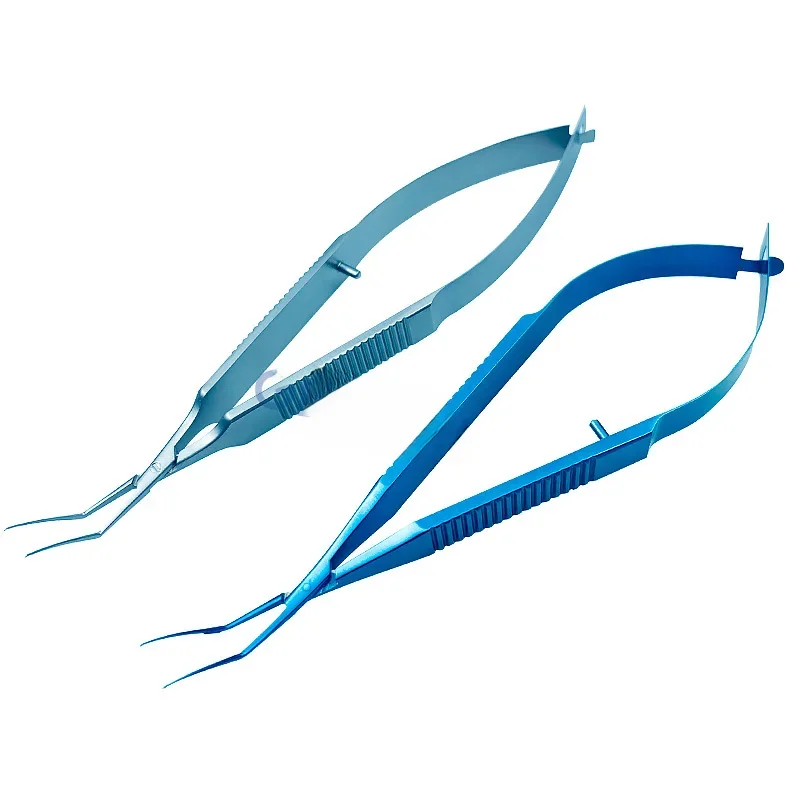 Inamura Capsulorhexis Forceps Pęseta z płaskim uchwytem Weterynaryjne narzędzia okulistyczne do oczu Instrument — zdjęcie 2