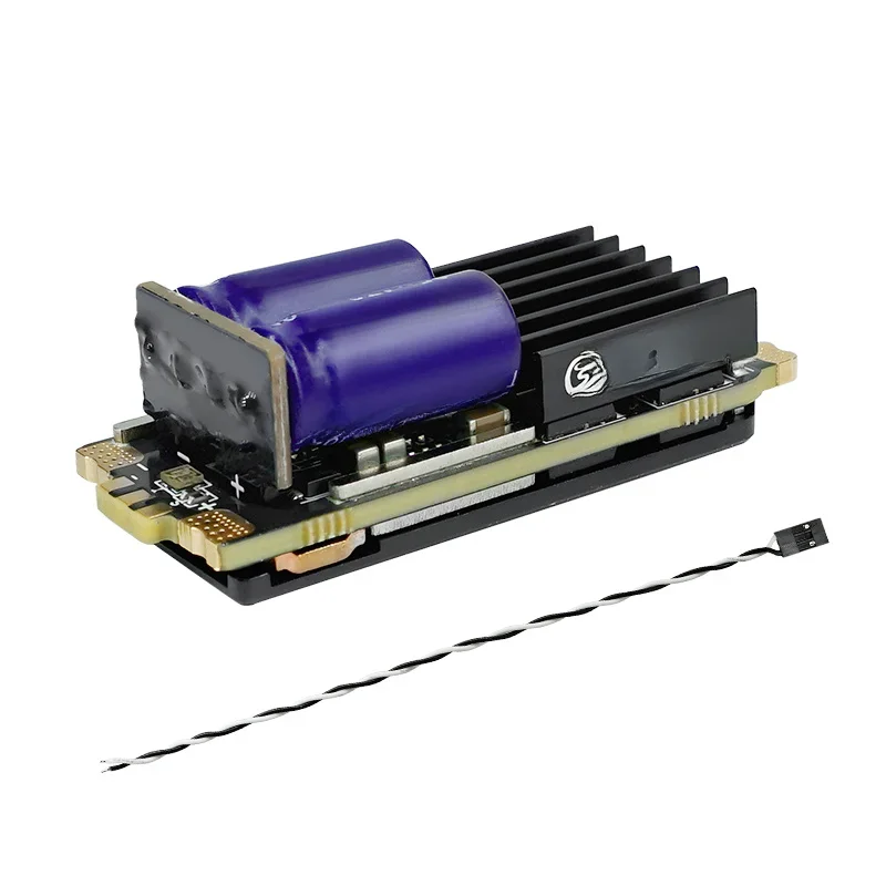 SEQURE 120A 28120 Bürstenloser elektrischer Geschwindigkeitsregler, unterstützt 128 kHz PWM-Frequenz für FPV-Renndrohne, Kletterfahrzeuge, RC-Car