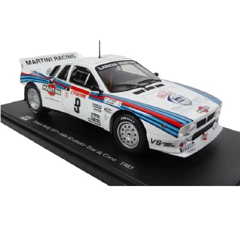 Salvat, conducteur de voiture de rallye finlandais 037 Tour Corse 1983, échelle 1:24, miniature moulée sous pression, collection de championnat de rallye mondial Wrc, présentation en blister avec base d'identification