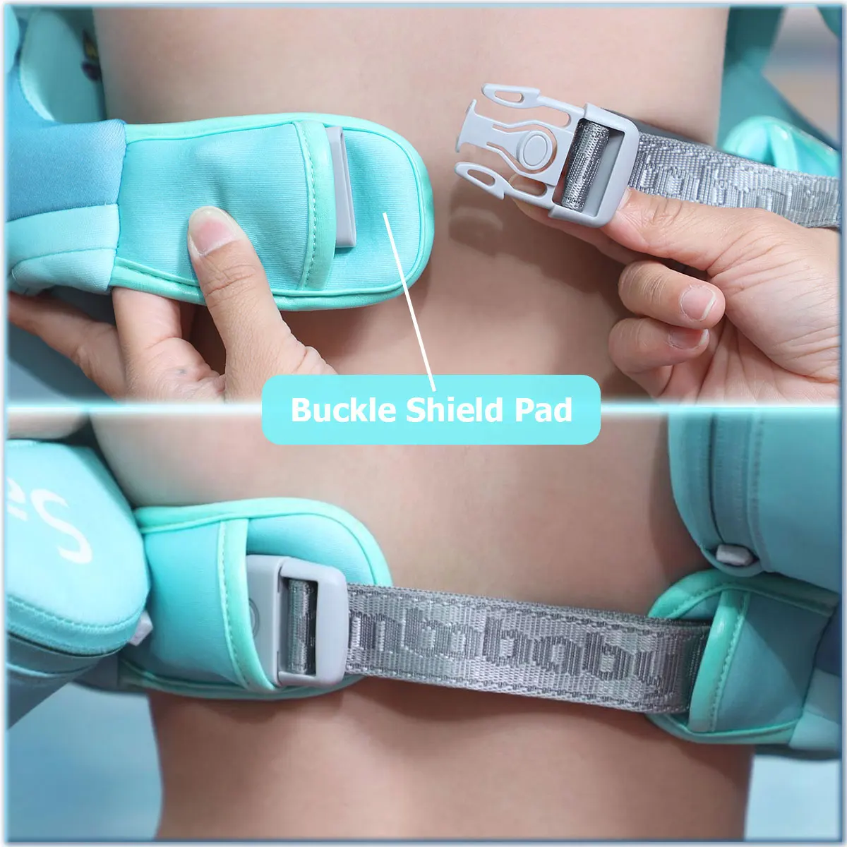 3-in-1 2-6 Jahre Mambobaby Armschwimmer für junge Kinder, solider Kern, Kinderpool-Ärmel, Schwimmtrainer für Kleinkinder, Armbinde, Meeresrad, Schwimmschlauch