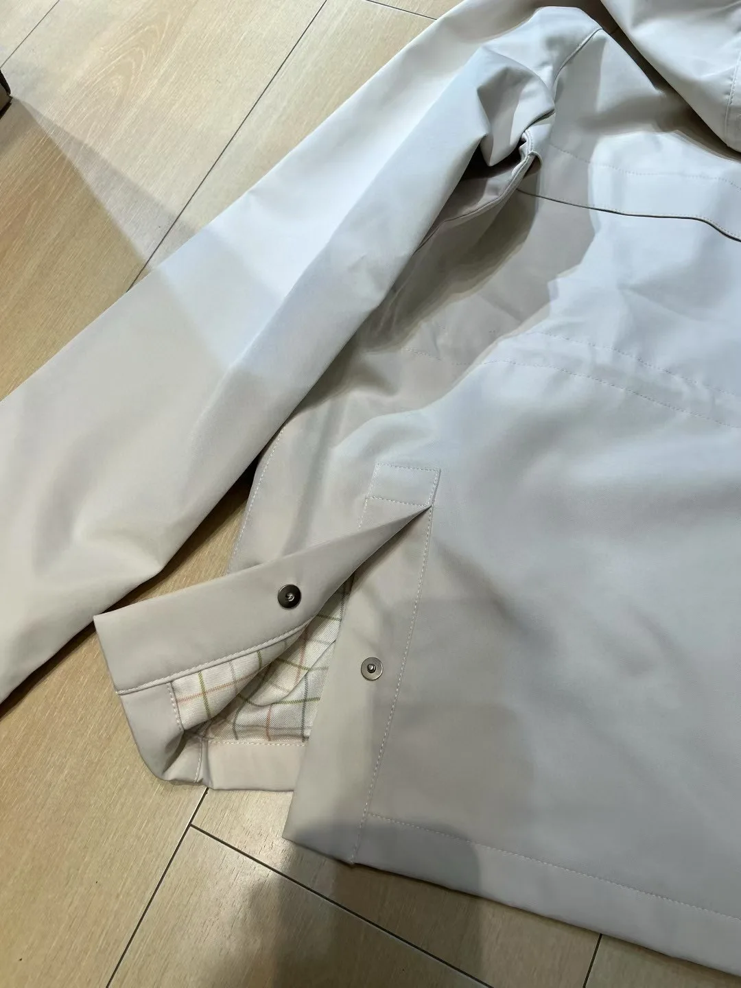 Winter-autumn luxurious solid color women's hooded jacket windbreaker