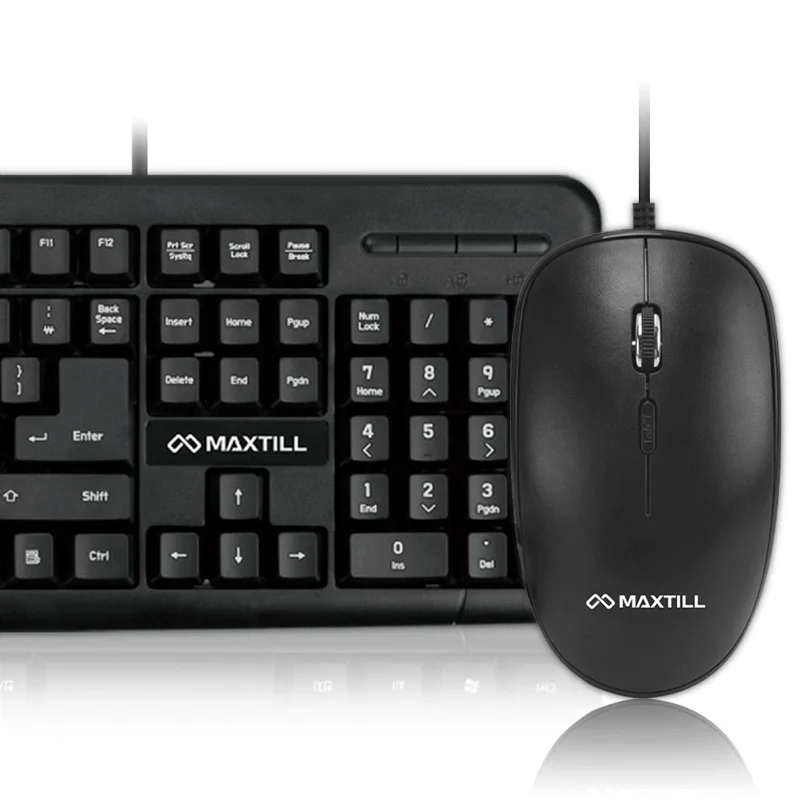 Mac Steel MO-MK1000 USB 유선 키보드 마우스 세트 실사용 리뷰: 사무실, 홈오피스, 프로그래머에게 완벽한 선택