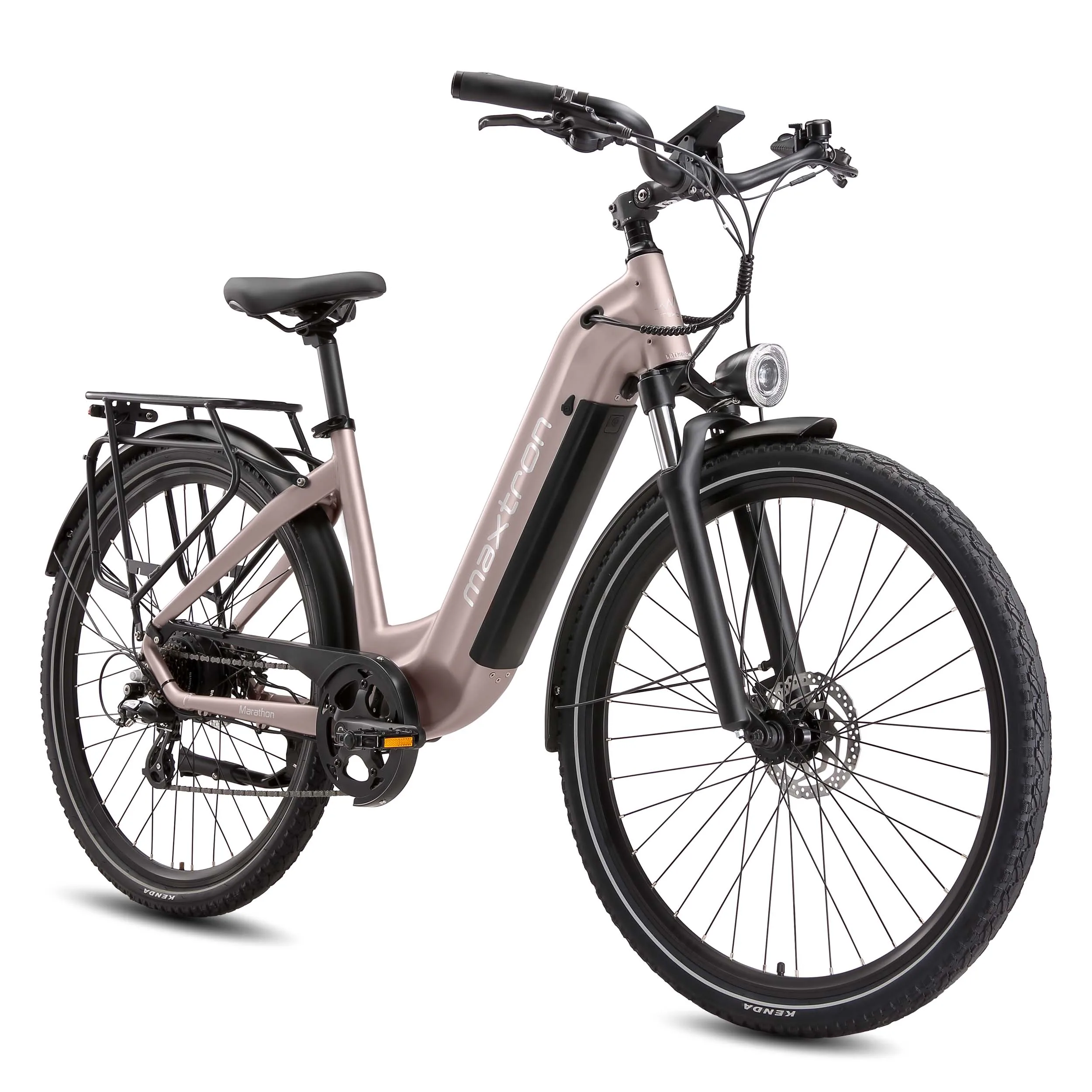 Sinaopus 28 "City E-Bike Pedelec 250W Elektrische fiets Commuter 36V 22.5Ah Batterij Afneembaar 7-speed LCD-scherm DAMES Herenfiets