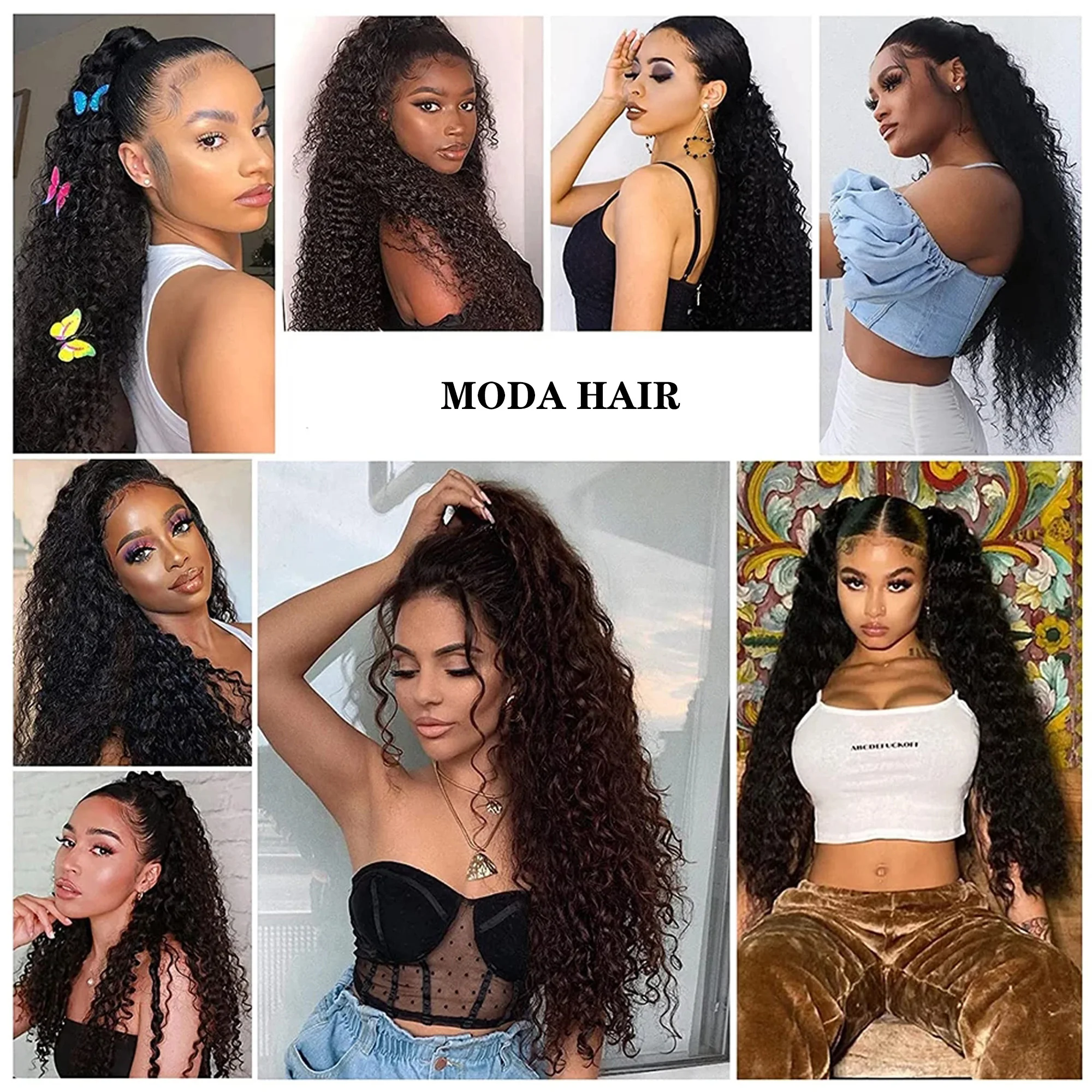 Rabo de Cavalo Orgânico Cacheado Cabelo ملحقات الأنثوية الأفرو Cacheado Fibra Resistente ao Calor de Alta Qualidade 70 سنتيمتر 180 جرام #6