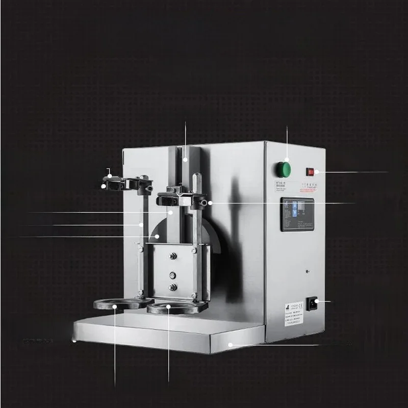 Double head bubble milkshake machine electric milk tea shaker 340RPM double frame cup beverage shaker
