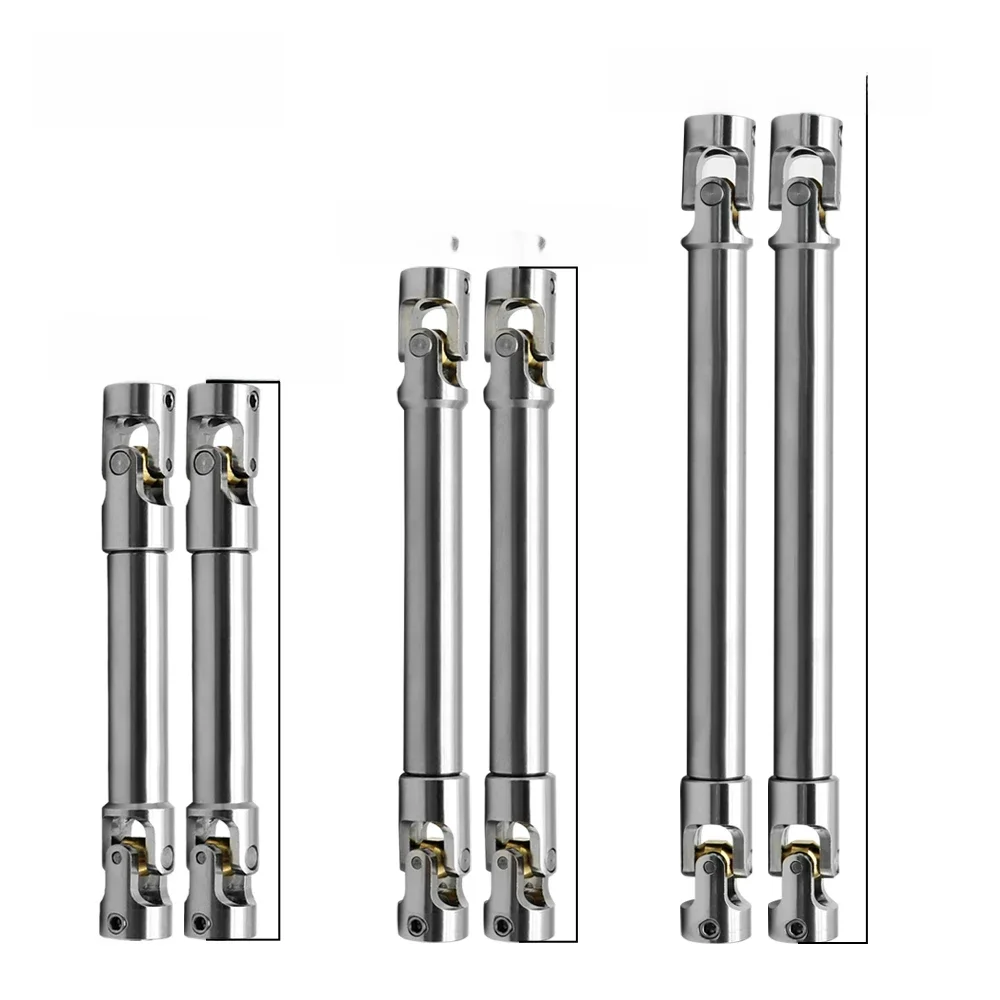 Arbre d'entraînement en acier inoxydable pour chenille 1/10 RC TRX4 TRX6 Axial SCX10 III RBX10 RR10 Wraith Capra D90 RC4WD Redcat GEN8