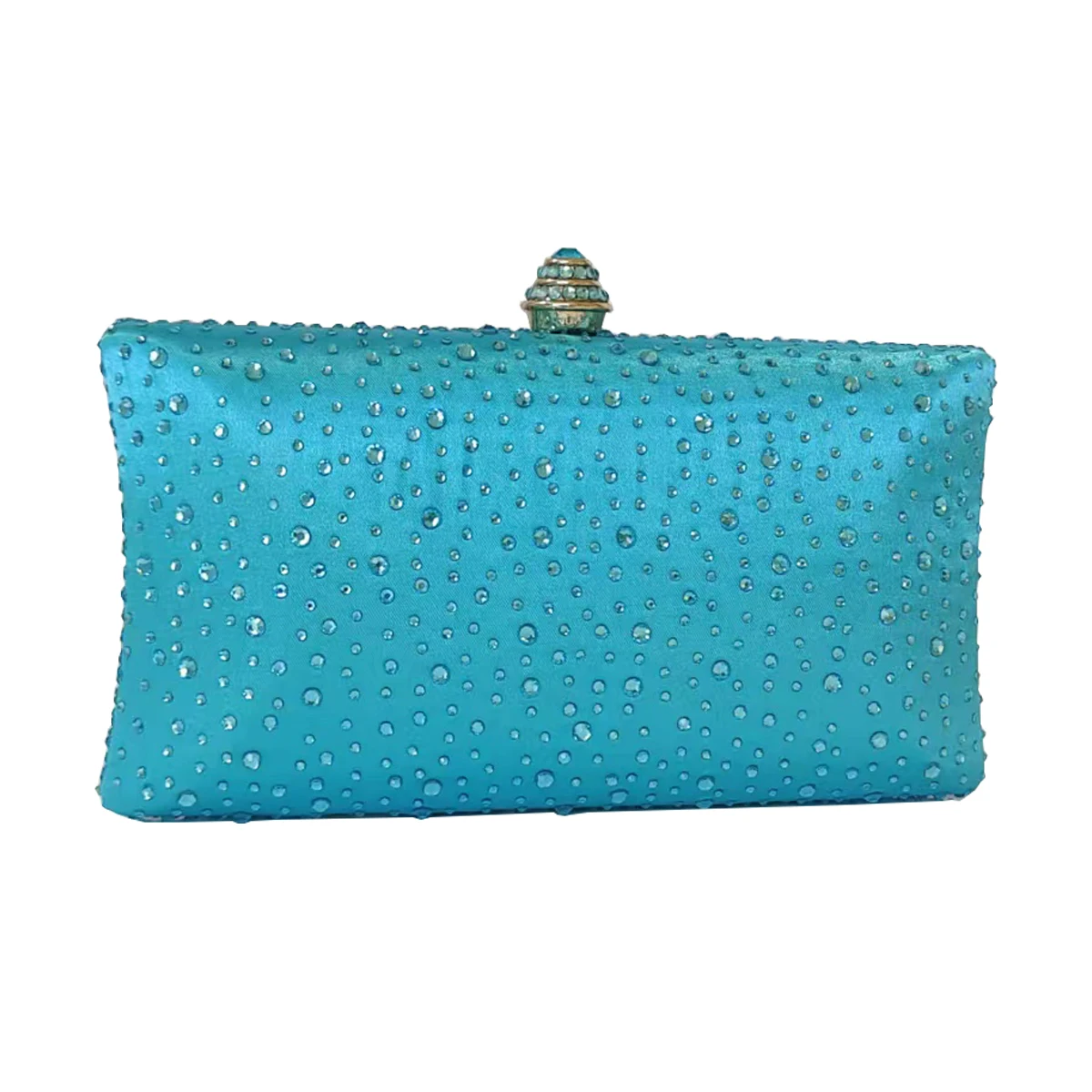 Women's Evening Clutch Bag Fashion Shoulder Bag Wedding Party All-matching Rhinestone Bag Box Purse