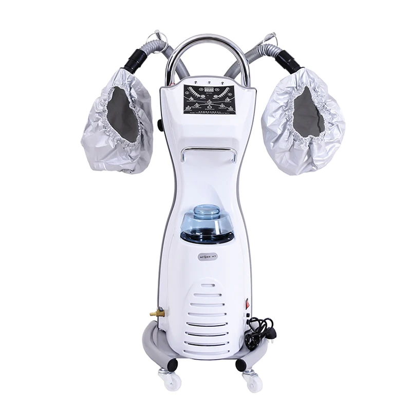 Spa usage Hot and Cold Steam Hair perm and dye heating machine Negative ION Nano Spray Hair&Scalp Steamer