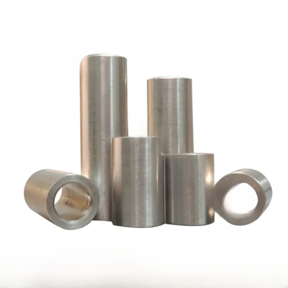 Joint de rondelle de bague en acier inoxydable 304, ID 7 7.2 8 9mm, manchon d'espacement rond creux non fileté OD 10mm-16mm