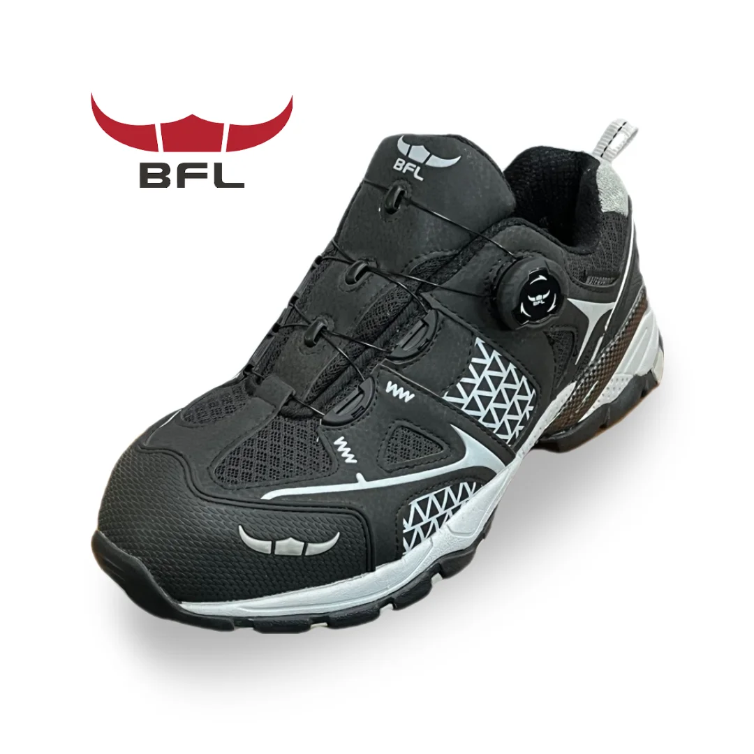 Buffalo BFL-410 beauté noir 4 pouces chaussures de sécurité/chaussures de sécurité/KCS certification de sécurité/authentique/intermédiaire