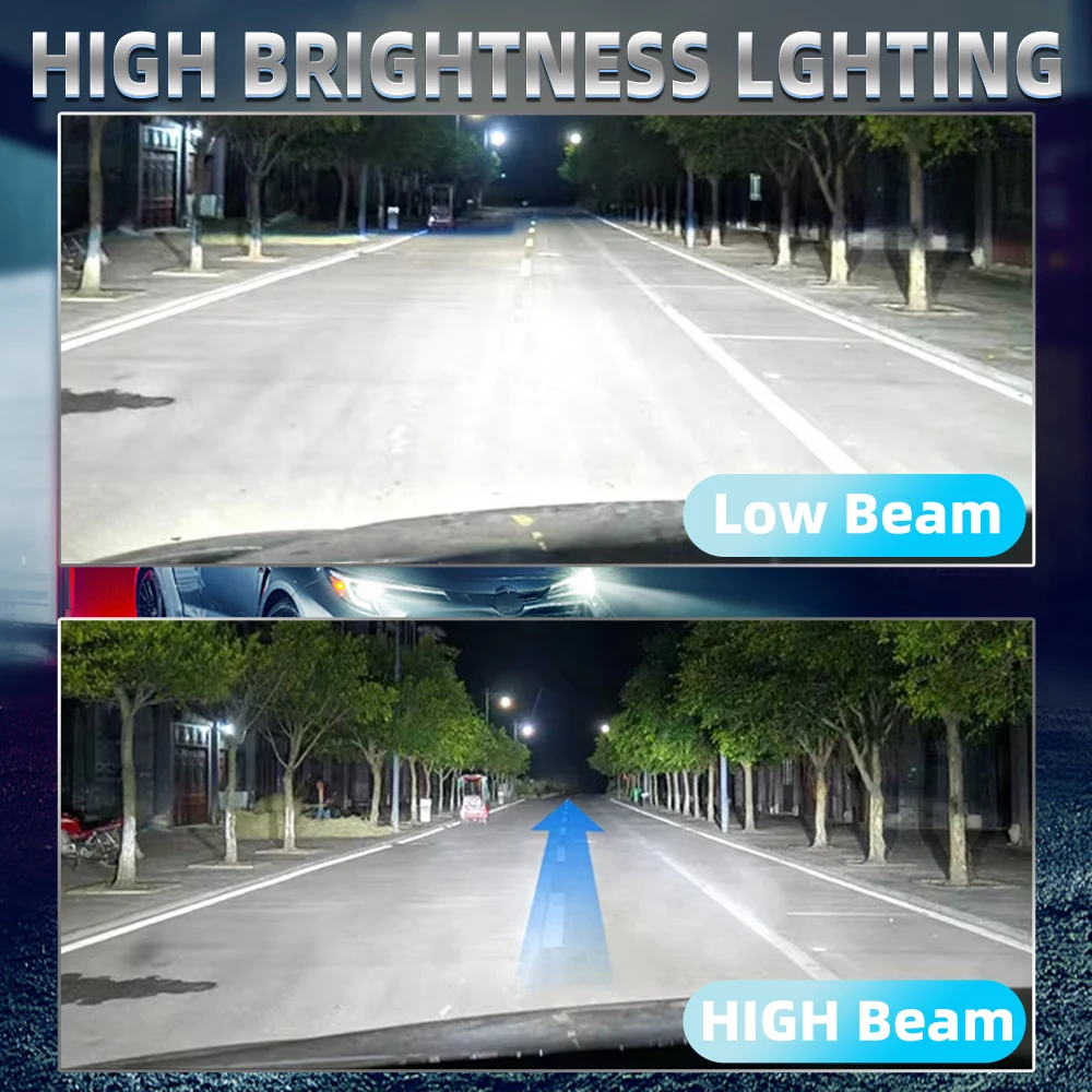 لهوندا ريدجلاين 2006-2014 H4 9003 6000K 2X LED المصباح عالية منخفضة شعاع لمبة عدة 3570 CSP كشافات