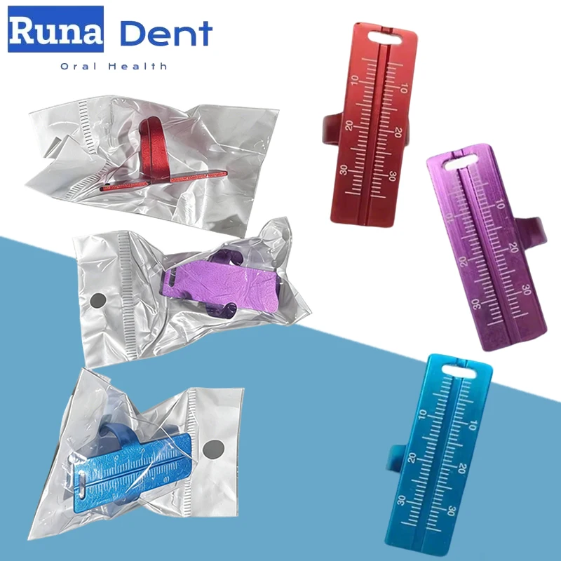 

Набор из 3-х зубных кольцевых линеек из алюминиевого сплава для измерения корневых каналов, инструмент для стоматологов