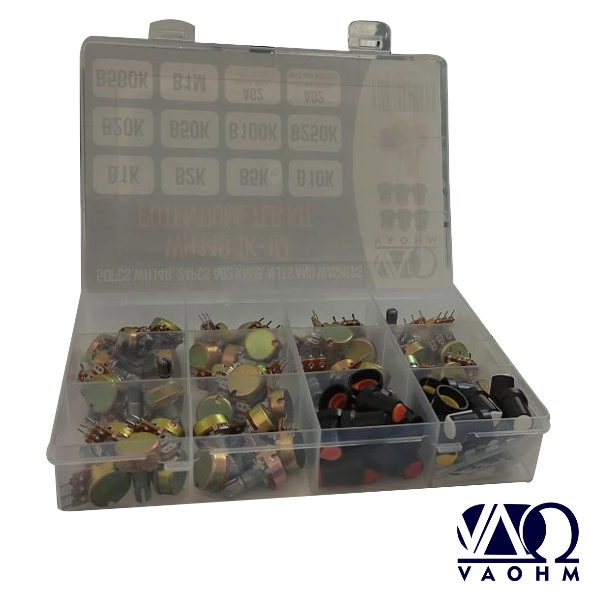 10 TIPOS 50 PCS WH148 1K-1M CONJUNTO DE POTENCIÔMETRO