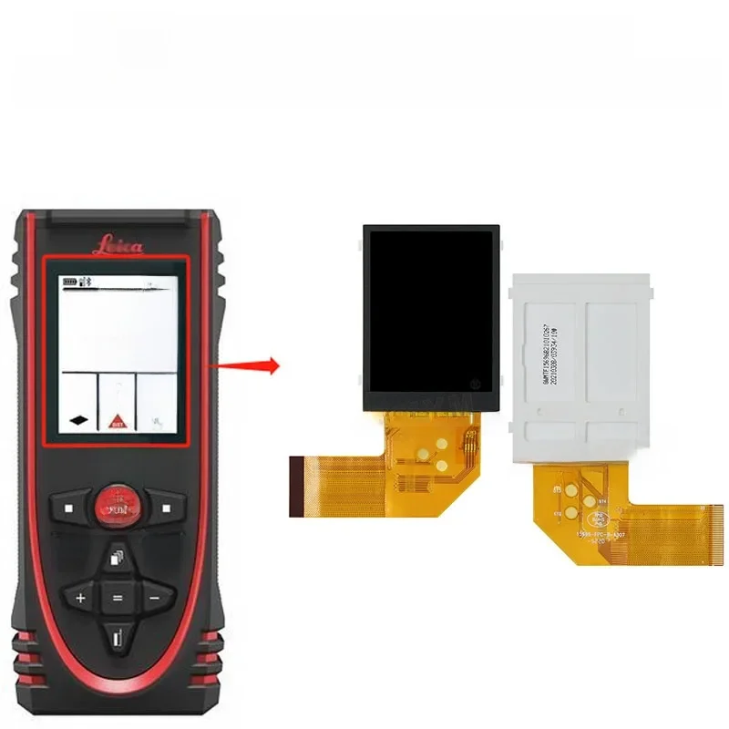Écran LCD de remplacement et d'entretien pour télémètre laser Leica DISTO X3 X4