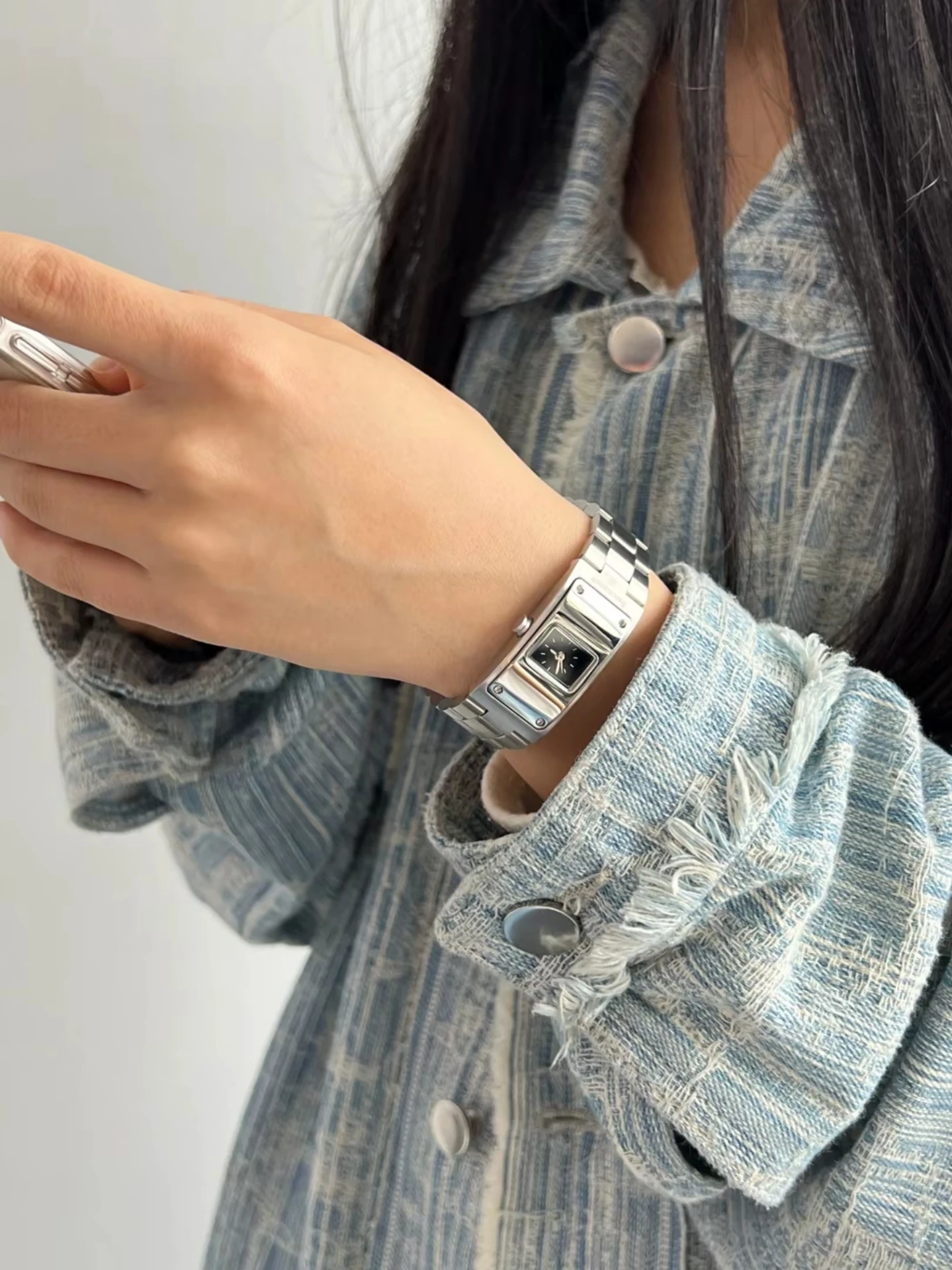 BENLYDESIGN Bracelet Watch Simple Casual Retro Waterproof Versatile High-End Quartz Movement Stainless Steel Strap Women\'s Watch