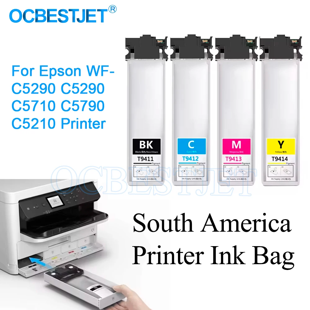 T9411 T9414 T9421 Ink Cartridge Bag For Epson WorkForce Pro WF-C5210 C5290 C5290 C5710 C5790 R04L R04X With Pigment Ink bag