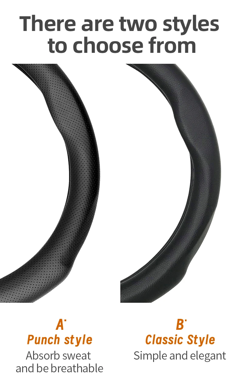 Geeignet für CUPRA Perforierte Leder-Lenkradabdeckung Atmungsaktiv Formentor Leon Sportstourer Born Ateca Tavascan Terramar – Detail 9