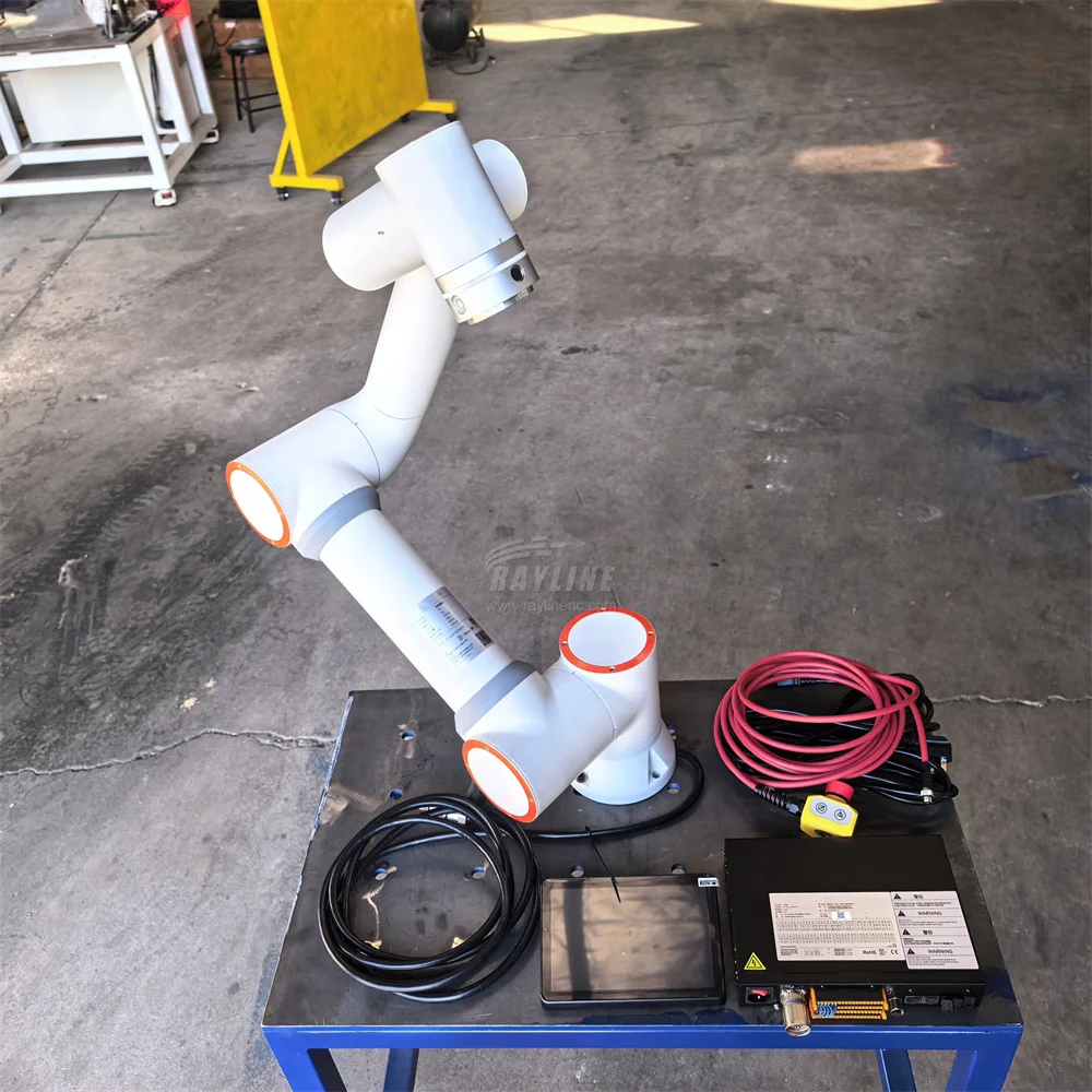 Brazo Robótico de Transferencia de 6 Ejes, Brazo Robótico de Soldadura para Máquinas de Café, Soldadura y Manipulación de Materiales, Robots Colaborativos