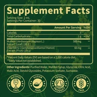Mullein Leaf Extract Drops - Lung Cleanse - Powerful Mullein for Immune Support,Detox & Respiratory Support - Herbal Supplements 2